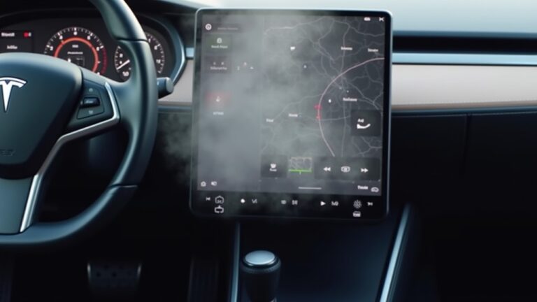 Tesla AC smell