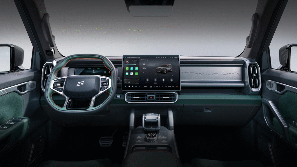 Jetour T2 interior design