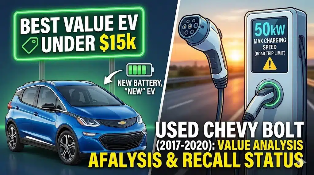 Used Chevy Bolt 2017 to 2020 Value Analysis best bargain