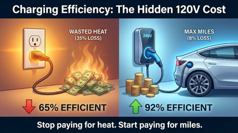 Charging Efficiency The Hidden 120V Cost