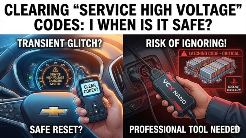 Clearing "Service High Voltage" Codes: When is it Safe?