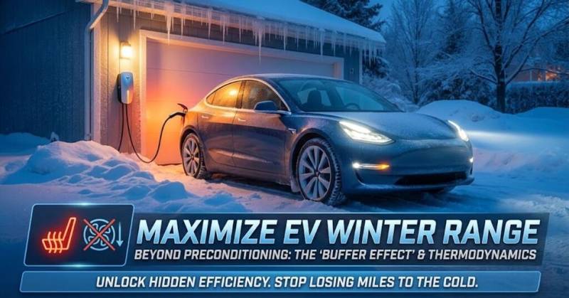 Maximizing EV Winter Range: Beyond "Preconditioning"