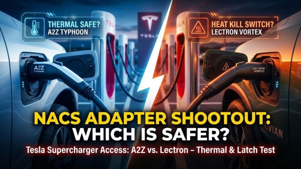 NACS Adapter Shootout: A2Z Typhoon vs Lectron Vortex
