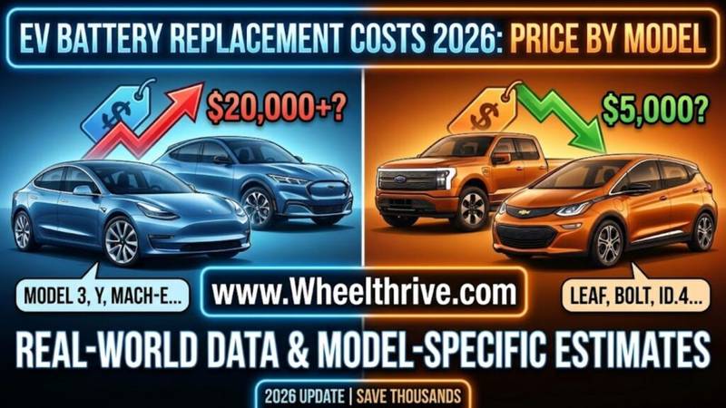 EV Battery Replacement Costs 2026: Price by Model