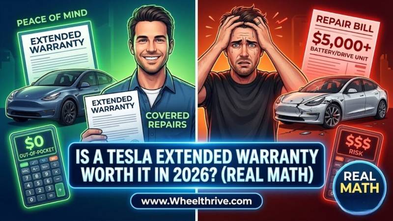Is a Tesla Extended Warranty Worth It in 2026? (Real Math)